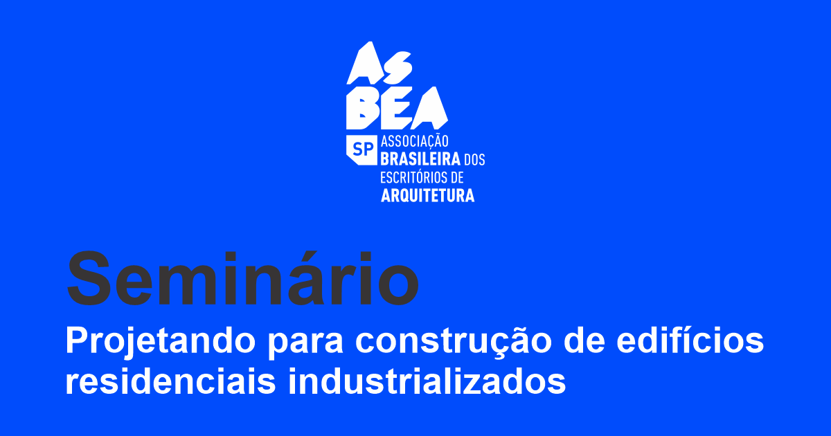 Ben Derbyshire, presidente do RIBA entre 2017 e 2019, é presença confirmada no seminário “Projetando para Construção de Edifícios Residenciais Industrializados”